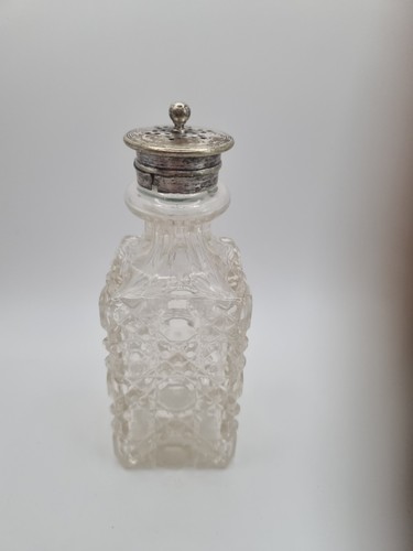 Antique cut glass salt - antique,