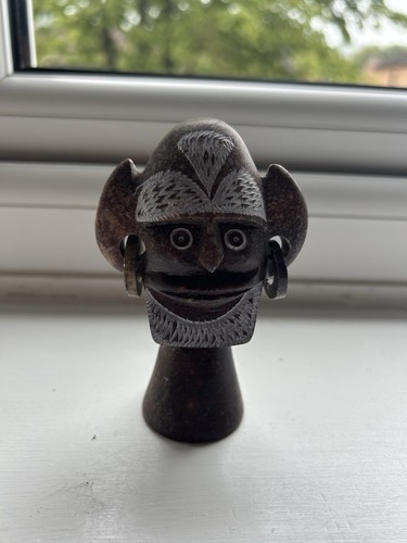 African stone head - african, head,