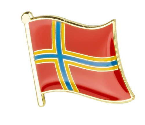 Orkney county flag enamel - :,