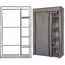 Single Grey Fabric Canvas