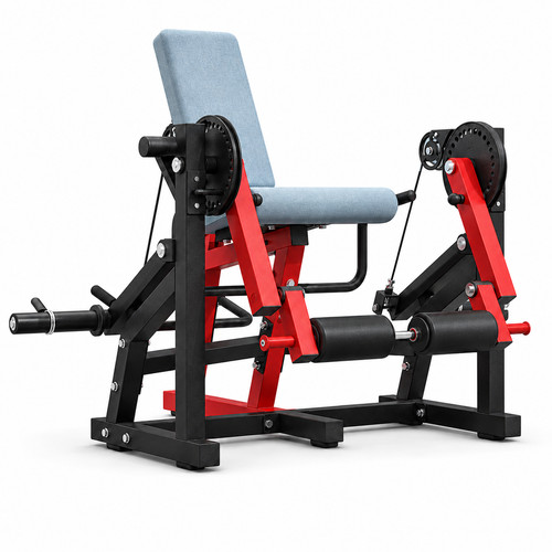 Leg extension and curl machine - and,