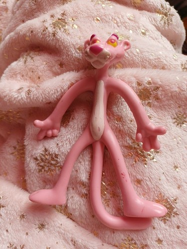 Vintage bendable posable pink - vintage,