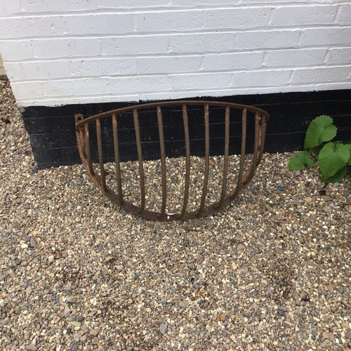 Vintage wall mounted hay - , rack