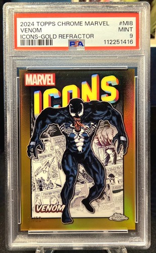 2024 topps chrome marvel - topps, venom