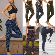 Women Fitness Sports Leggings Ladies Gym High Waist Gym Yoga Pants With Stretch