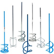 Stirrer Mixer Mixing Paddle, Whisk HEX for Gypsum Plaster Paint Motar - Sizes