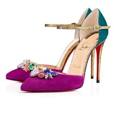 Christian Louboutin ‘Rivieraluna’ pump Crystal embellishment  Size 7