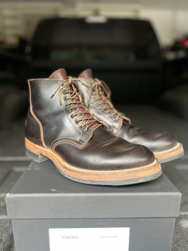 Viberg brown waxed flesh 2040 - brown,