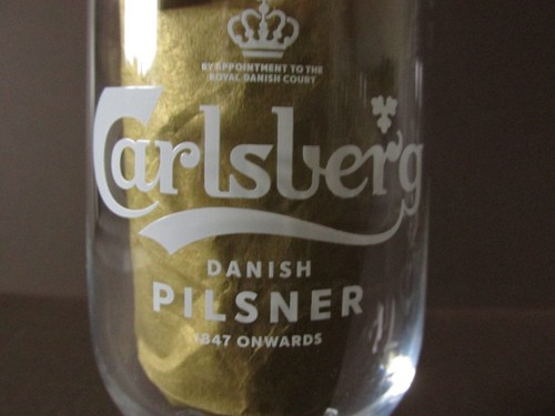 Carlsberg half pint chalice - carlsberg,