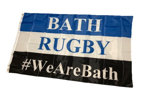 Bath rugby flag 5ft 3ft - flag, by
