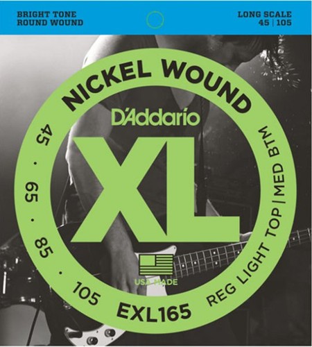 Bass guitar strings addario - strings, d'addario