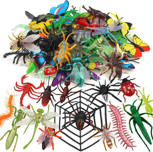 Pcs realistic insects - 62,
