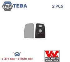 3077861 REAR VIEW MIRROR GLASS PAIR LHD ONLY VAN WEZEL 2PCS NEW OE REPLACEMENT
