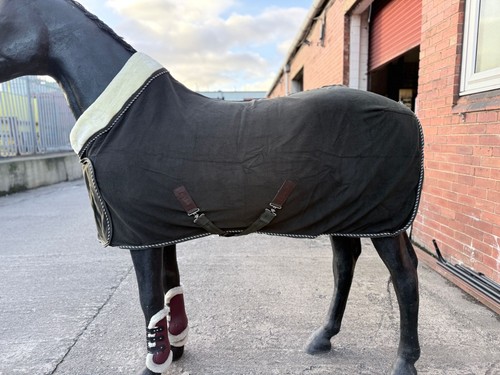 Horse fleece rug with collar - rug,