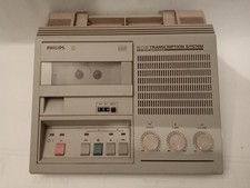 Vintage Philips 505 Mini Cassette Transcription System Dictaphone Untested