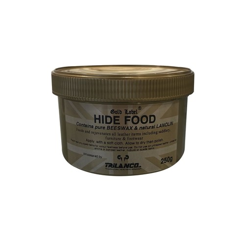 Gold label leather hide food - gold,