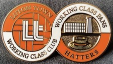 Luton Town FC Hatters Football Club Heritage Enamel Pin Badge New 