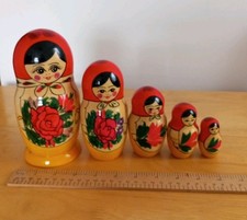 Set Of 5 Wooden Nesting