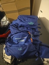 Lowe Alpine Manaslu ND 55 65  Backpack Rucksack Camping Hiking Bag Blue