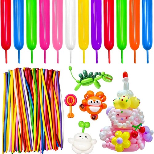 100 long plain - 100, balloons