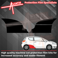 Fits Mitsubishi Colt Ralliart 09-12 Arch BLACK Stone Chip Paint Protection Film