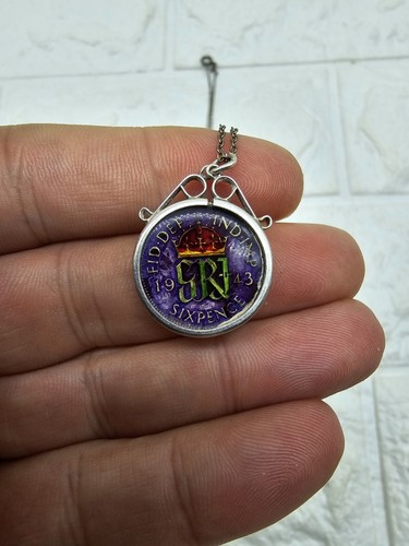 1943 enamelled sixpence - 1943,