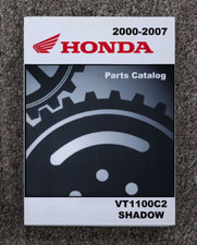 2004-2007 Honda VT1100C2 Shadow Sabre Motorcycle Parts Catalog Manual 2005 2006