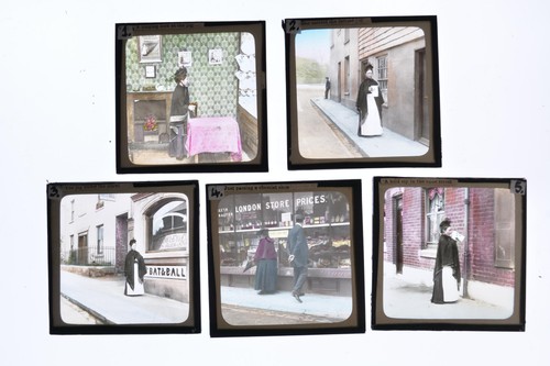 Woman jug pub chemist - jug, shop
