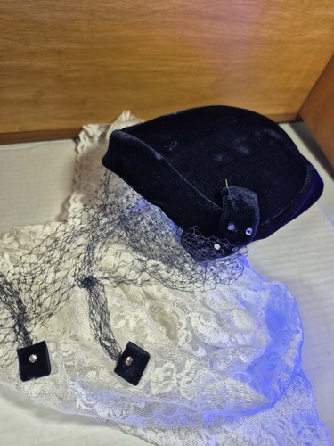 Vintage pillbox hat - vintage,