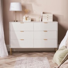 OHS Ribbed Bedside Table