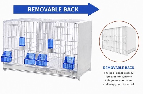 Double breeding cage 58cm - double,