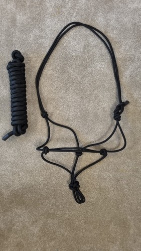 Rope halter 12ftlead - &,