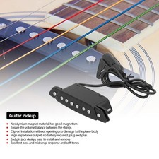 ­Guitar Pickup 6String Clipon