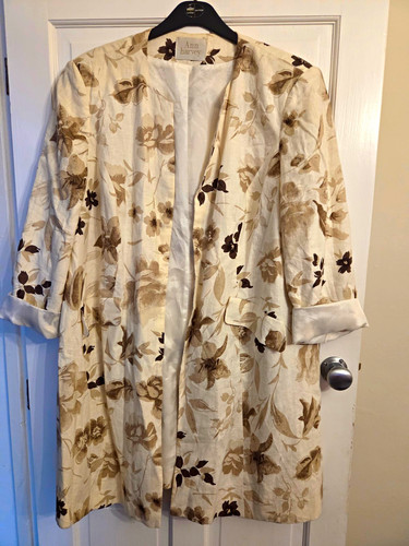 Ann harvey beige brown floral - ann,