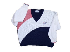 Vintage 80s Gabicci Mens VNeck