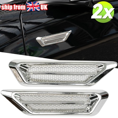 Car chrome fender side hood - chrome,