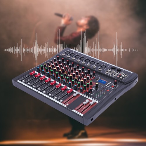 Channel audio mixer - 8,