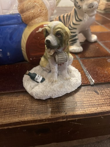 Vintage bernard dog - st,