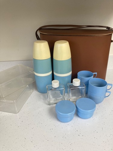 Vintage flask picnic - picnic, 2