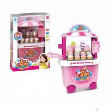 27 peice Ice Cream Trolley Shop Cart Toy for Children Kids Pretend Play Food