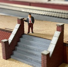 Scale Model Steps x3 Laser Cut Scratch Aid Layout Kit OO Gauge 4mm Model Railway