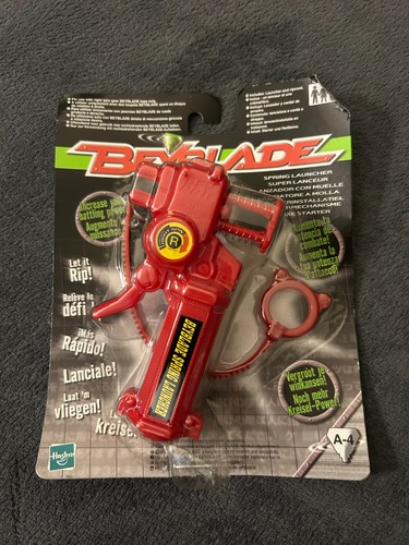 Beyblade spring launcher red - launcher,