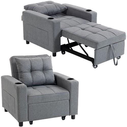 Homcom sofa bed - homcom, 3-in-1