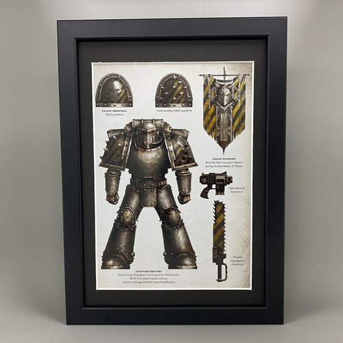 Iron warriors framed - framed, art