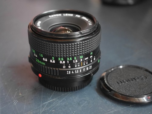 28mm canon fd wide - wide, angle