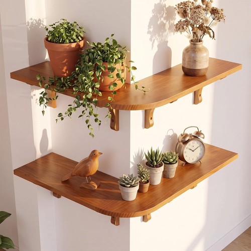 Set wood floating corner - 2,