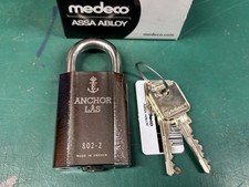Medeco M4 High Security Snowman Cylinder in Anchor Las padlock - Locksport