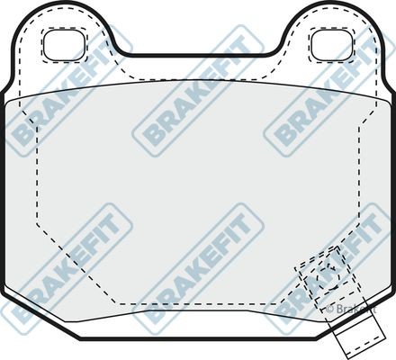 Apec blue rear - apec, brake