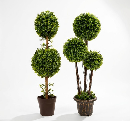 Artificial plants pot boxwood - plants,
