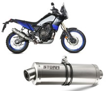 Scarico Storm by Mivv Oval acciaio inox per Yamaha Tenere 700 2019   2024